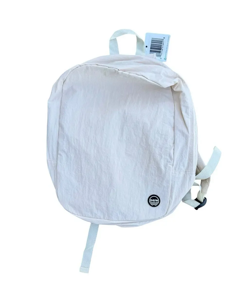 MAYIM Model MAYIM Beige Zip Backpack I16